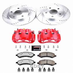 Power Stop Brake Kit For Dodge Ram 1500 2009 2010 Front Truck & Tow with Calipers