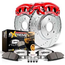 Power Stop Brake Kit For GMC Sierra 1500 2005 2006 Front Truck & Tow with Calipers