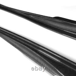 REAL CARBON FIBER Side Skirt Lip For Lexus is200 IS250 IS300 IS350 F Sport 13-20