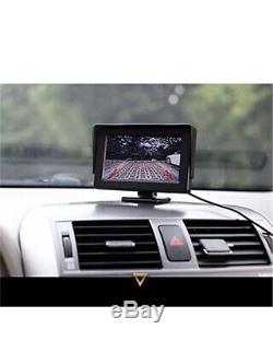 REARMASTER Easy Installation Car Backup Camera Monitor Kit RCA 4.3 inch 12V