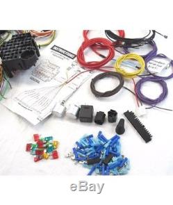 Race car 22 Circuit Wiring Harness kit easy painless install sand rail hot rod