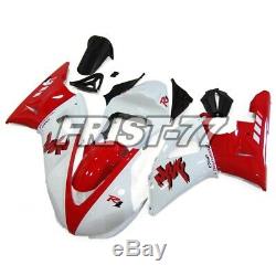 Racing Fairing Kits for Yamaha 2001 YZF R1 2000 Fairings 00 YZF1000 01 White Red