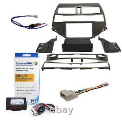 Radio Replacement & 1 or 2-Din Dash Kit for Select Accord & Crosstour with SWC