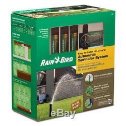 Rain Bird 32ETI Easy Install in Ground Automatic Sprinkler System Kit 3000 Sqft