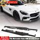 Real Carbon Side Skirts Extension Lip Fit For Mercedes Benz Gts Amg Gt 2015-17