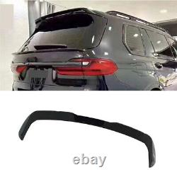 Rear Trunk Roof Spoiler Wing Lip Kit For BMW X7 M-Sport 19-2021 Glossy Black ABS