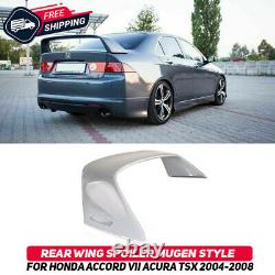 Rear Wing Spoiler Mugen Style For Honda Accord 7 Acura TSX CL 2004-2008 Body Kit