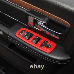 Red Full Kit Interior Decoration Cover Trim Accessories for Dodge Charger 2015+