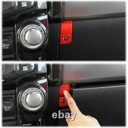 Red Interior Decoration Trim Cover Kit Full Set Accessories For 4Runner 2010+