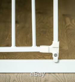 Regalo Easy Step Extra Tall Walk Thru Baby Gate, Includes 4-Inch Extension Kit