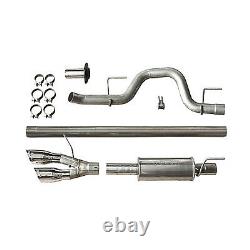 Roush 421711 Cat Back Side Exit Exhaust System Kit for Ford F-150 3.5L/5.0L/6.2L