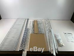 Rubbermaid FastTrack 6-10-ft Closet Kit White Easy Installation Shelves Rods New