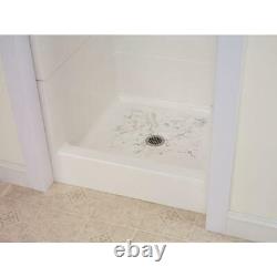 Shower Floor Repair Inlay Kit Strong Easy installation White 24 in. X 24 in
