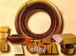 Smoothwall 6x20 Chimney TEE Liner Kit (316) Stainless Steel Easy To Install