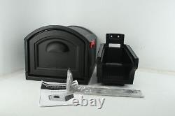 Step2 523200 Atherton Extra Large Mailbox Post Kit Onyx Black Easy to Install