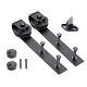 Sturdy And Smooth Barn Door Hardware Kit 2pcs Rollers Easy Installation