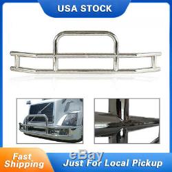 TRUCK CHROME STAINLESS STEEL FRONT BUMPER GRILLE GUARD FIT Volvo VNL 2004-2019