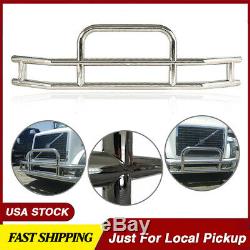 TRUCK CHROME STAINLESS STEEL FRONT BUMPER GRILLE GUARD FIT Volvo VNL 2004-2019