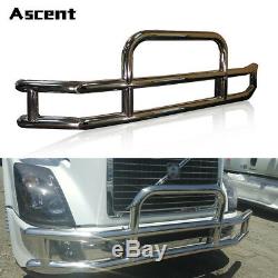 TRUCK CHROME STAINLESS STEEL FRONT BUMPER GRILLE GUARD For Volvo VNL 2004-2019