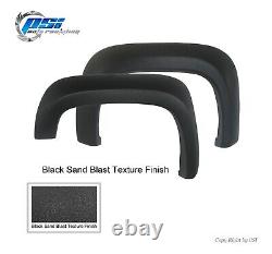 Textured Extension Fender Flares Fits GMC Sierra 1500 2007-2013 5.8 Ft Bed Only