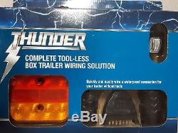 Trailer Wiring & 2 LED Tail Light Kit EASY Tool-Less Installation ADR Approved