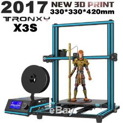 Tronxy X3S 330330420mm 3D Printer Metal Frame DIY Kits Big size Easy Install