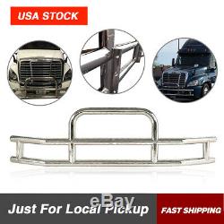 Truck Chrome Stainless Steel Front Bumper Grill Bar Guard Fit Cascadia 2008-2017