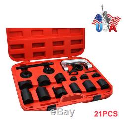 US 21 Pieces Ball Joint Adaptor Set Service Kit Remover Installer Easy Remove
