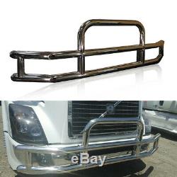 USA CHROME STAINLESS STEEL FRONT BUMPER GRILLE GUARD FOR Volvo VNL 2004-2019