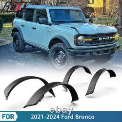 Upgrade For 2021 2022 2023 Ford Bronco Steel Front Rear Fender Flares Full Kits