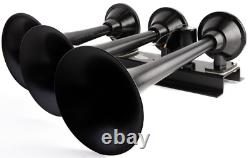 Viking Horns 3 Trumpet Train Horn Kit Air Horn Kit 170 DB 200 PSI for Cars/Truck