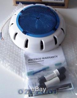 Waterco 263403 LED pool light, easy install no electrician Replace kit+BLUE LENS