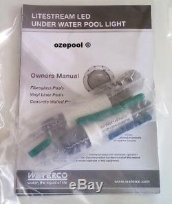 Waterco 263403 LED underwater light, easy install no electrician Replacement kit