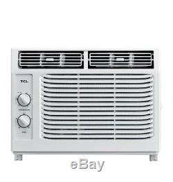 White TCL 5,000 BTU Window Air Conditioner EASY installation kit included