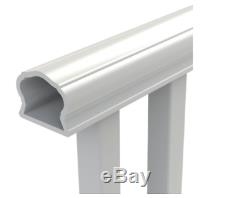 White Vinyl Traditional Rail Kit Easy to install Railing is made of Durable