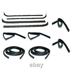 Window Sweeps Channel Door Seal Kit for 71-72 Ford Driver & Passenger