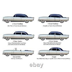 Window Sweeps Felt Kit for 1955-1957 Chevrolet 150 210 4 Door Wagon USA Made