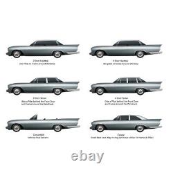 Window Sweeps Felt Kit for 1965-66 Chevrolet Impala 2 Door Sedan OEM USA Made