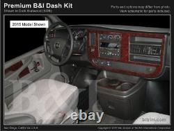 Wood Dash Kit For Chevy Express Van 2008-2015