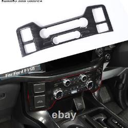 Wood Grain Center Console Dash Gear Shift Trim Cover Kit For Ford F150 2021+ 5pc